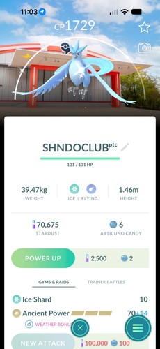 Shiny articuno pokepark - articuno, ✨